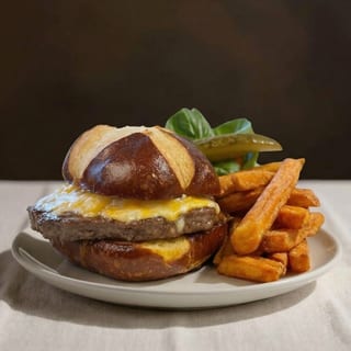 Garlic Cheesy Burger